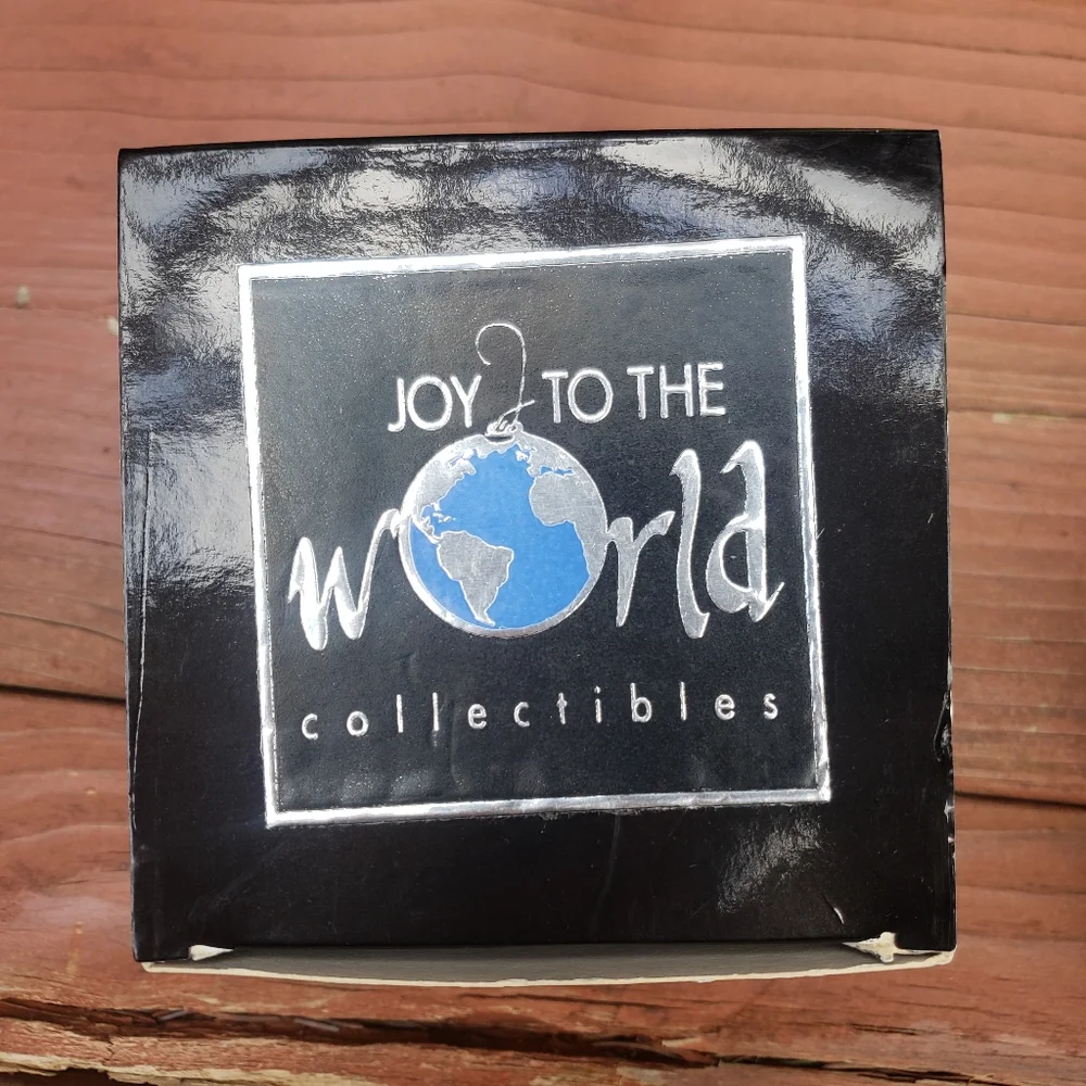 Joy To The World Collectibles Yorkie Yorkshire Terrier Glass Christmas Ornament
